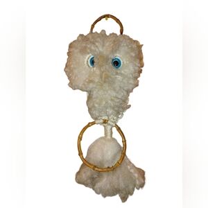 Owl Wall Hanging with Bamboo Ring